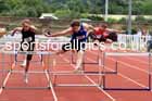 Hurdles, 2026 Northumberland Schools Track and Field, Wentworth, Hexhan. Photo: David T. Hewitson/Sports for All Pics